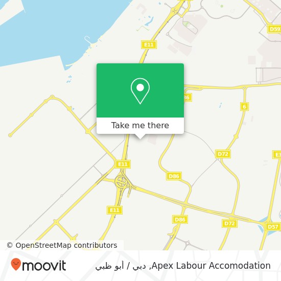 خريطة Apex Labour Accomodation