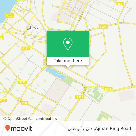 خريطة Ajman Ring Road