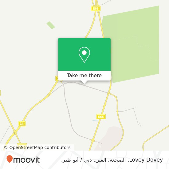 خريطة Lovey Dovey, الصجعة, العين