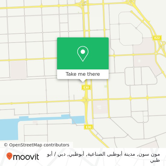 خريطة مون سون, مدينة أبوظبى الصناعية, أبوظبي
