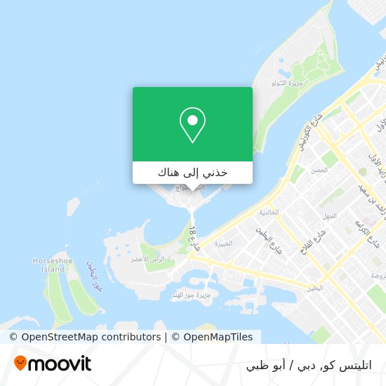 خريطة اتليتس كو