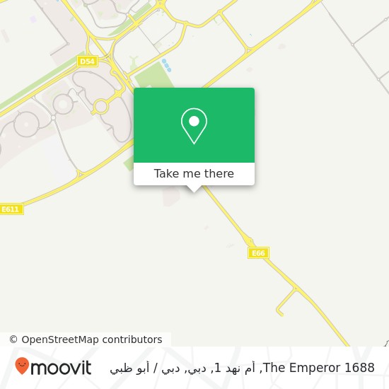 خريطة The Emperor 1688, أم نهد 1, دبي