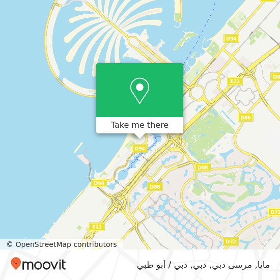 خريطة مايا, مرسى دبي, دبي