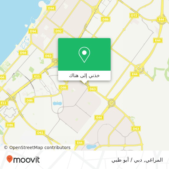 خريطة المراغي, شارع أم سقيم البرشاء 2, دبي