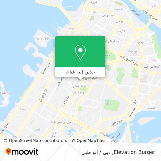 خريطة Elevation Burger