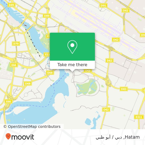 خريطة Hatam, الخيران, دبي