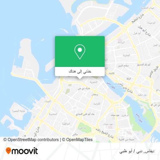خريطة ديفاس