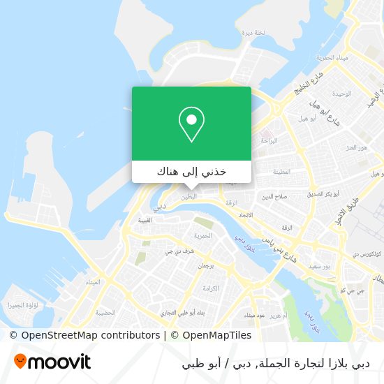 خريطة دبي بلازا لتجارة الجملة
