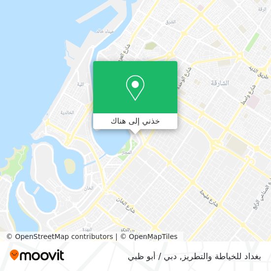 خريطة بغداد للخياطة والتطريز