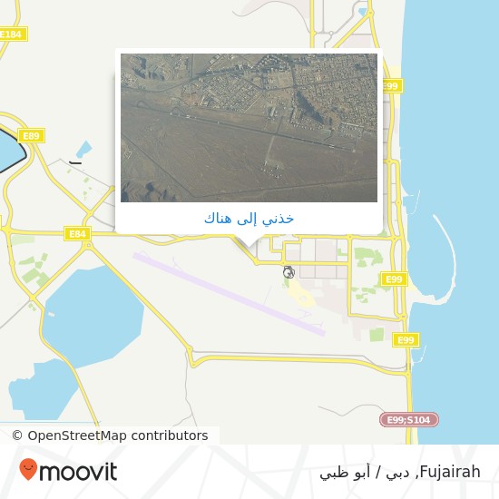 خريطة Fujairah