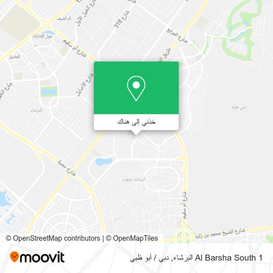 خريطة Al Barsha South 1 البرشاء