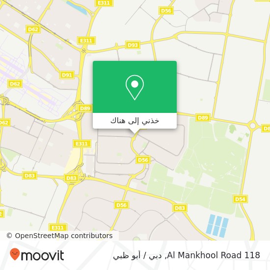 خريطة 118 Al Mankhool Road