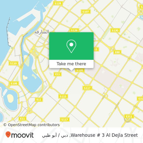 خريطة Warehouse # 3 Al Dejla Street