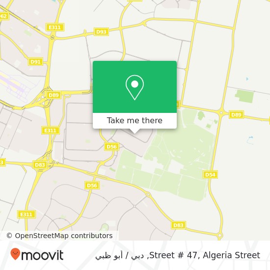خريطة Street # 47, Algeria Street