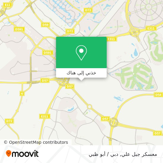 خريطة معسكر جبل علي