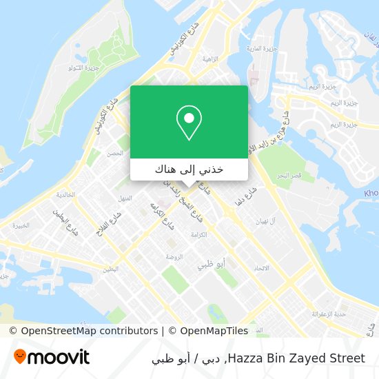 خريطة Hazza Bin Zayed Street