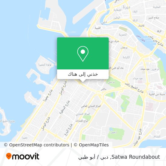 خريطة Satwa Roundabout