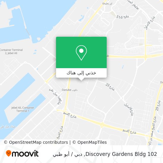 خريطة Discovery Gardens Bldg 102