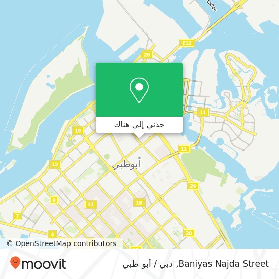 خريطة Baniyas Najda Street