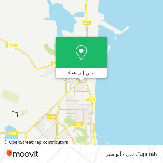 خريطة Fujairah