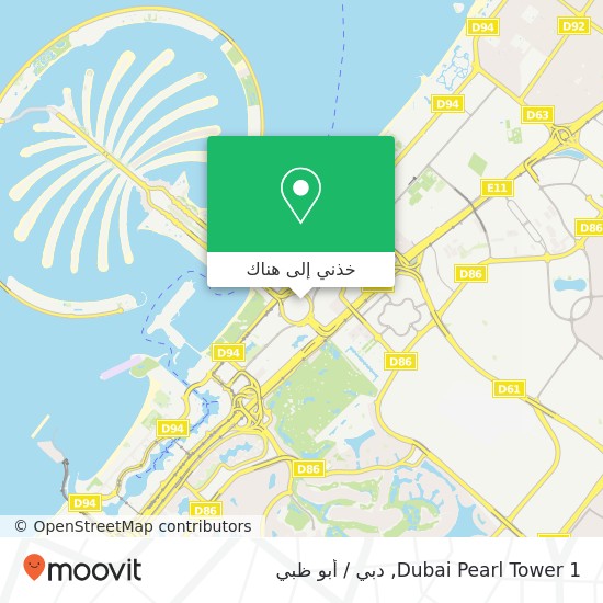 خريطة Dubai Pearl Tower 1