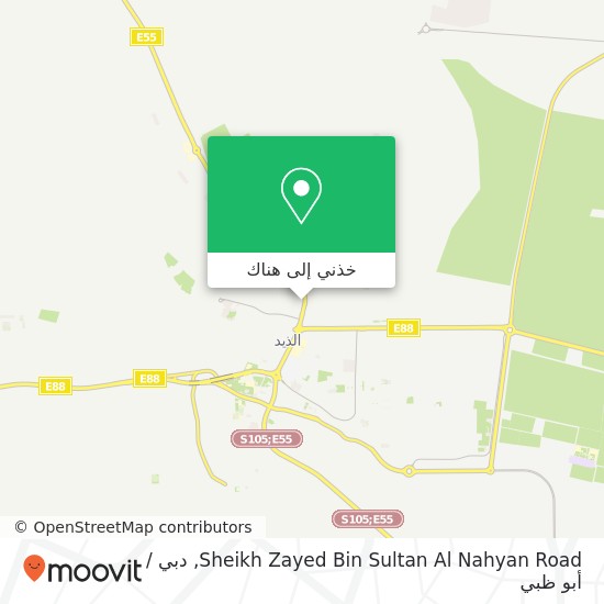 خريطة Sheikh Zayed Bin Sultan Al Nahyan Road