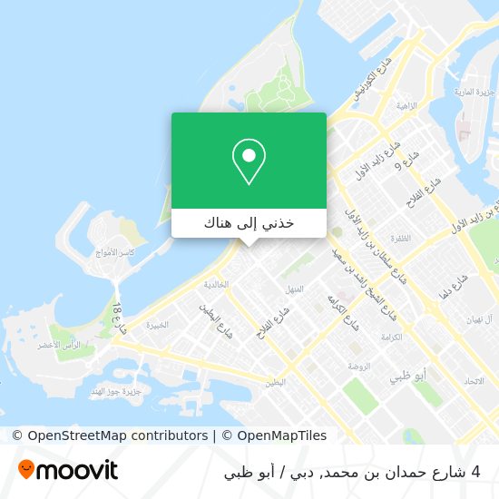خريطة 4 شارع حمدان بن محمد