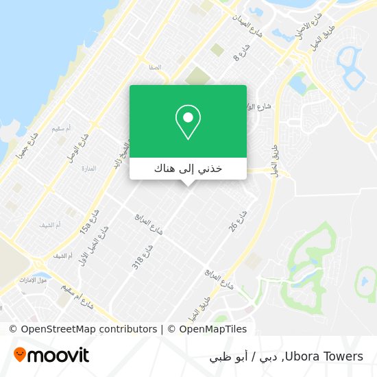 خريطة Ubora Towers