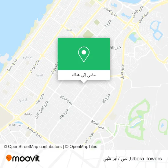 خريطة Ubora Towers