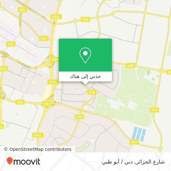 خريطة شارع الجزائر