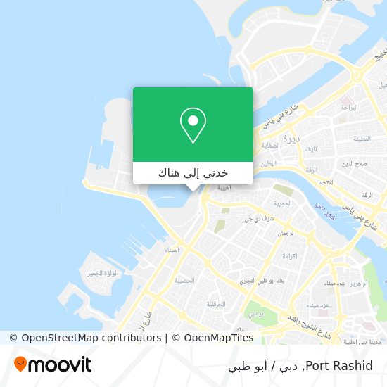 خريطة Port Rashid