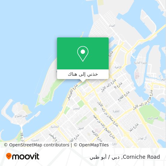 خريطة Corniche Road