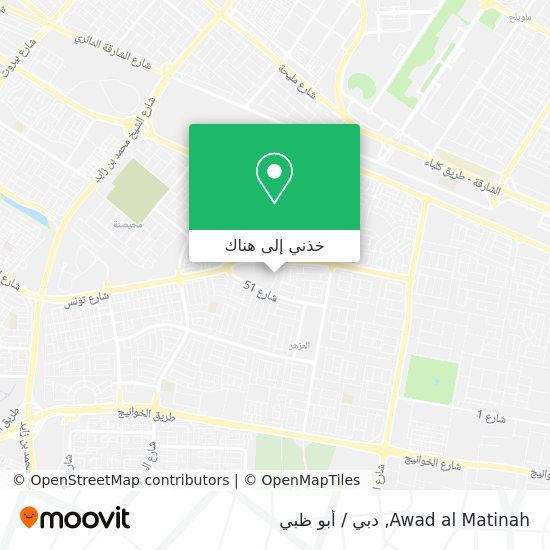 خريطة Awad al Matinah