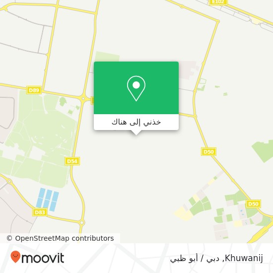 خريطة Khuwanij