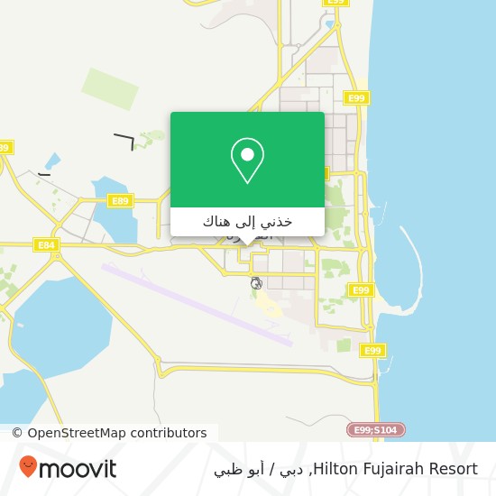 خريطة Hilton Fujairah Resort