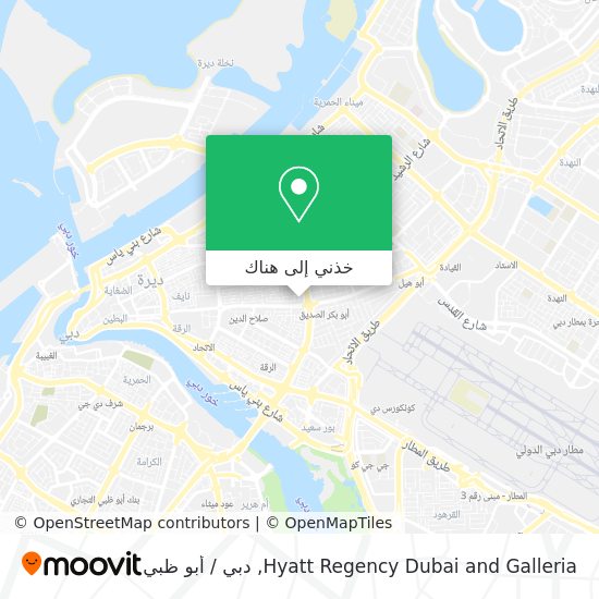 خريطة Hyatt Regency Dubai and Galleria