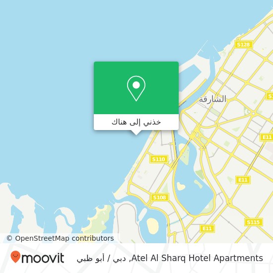 خريطة Atel Al Sharq Hotel Apartments