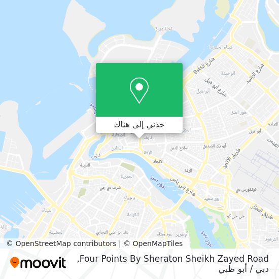 خريطة Four Points By Sheraton Sheikh Zayed Road