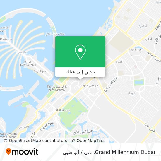 خريطة Grand Millennium Dubai