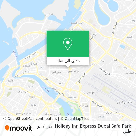 خريطة Holiday Inn Express Dubai Safa Park