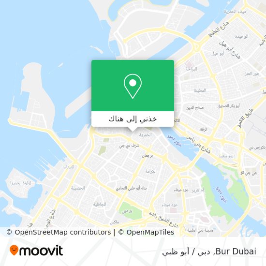 خريطة Bur Dubai