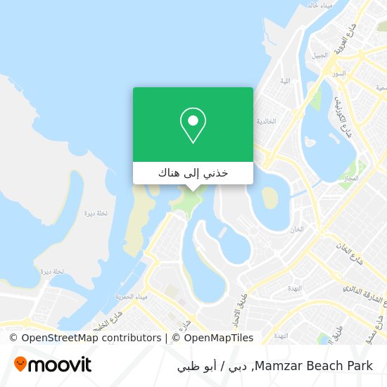 خريطة Mamzar Beach Park