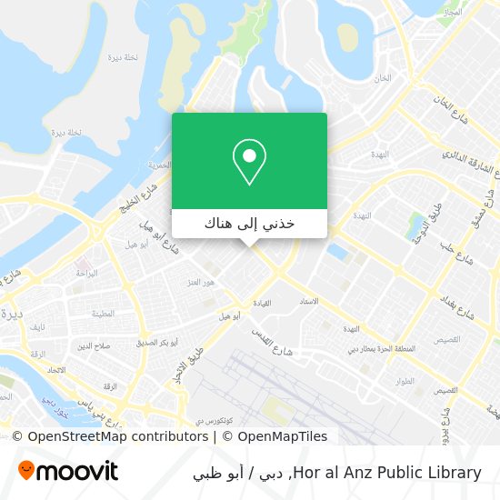 خريطة Hor al Anz Public Library