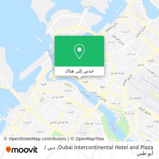 خريطة Dubai Intercontinental Hotel and Plaza