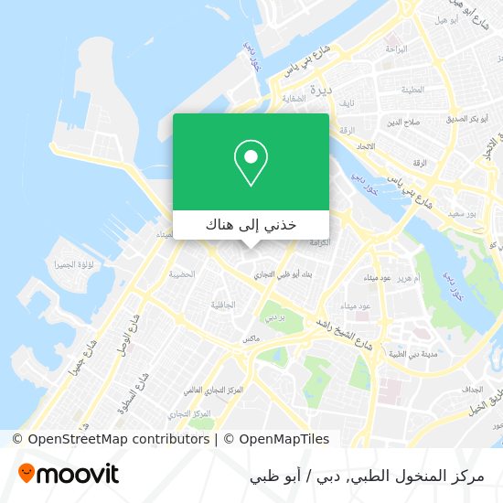 خريطة مركز المنخول الطبي