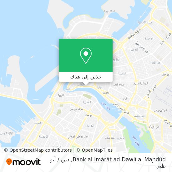 خريطة Bank al Imārāt ad Dawlī al Maḩdūd