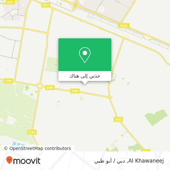 خريطة Al Khawaneej