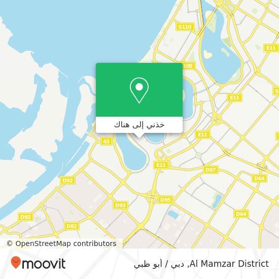 خريطة Al Mamzar District