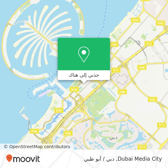 خريطة Dubai Media City