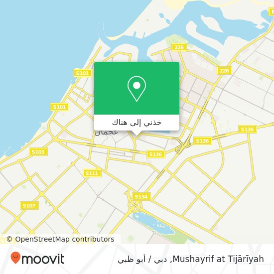 خريطة Mushayrif at Tijārīyah